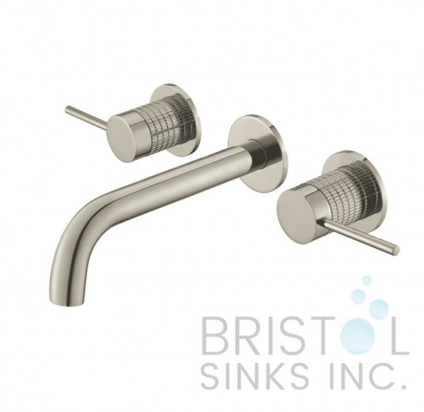 RAVENNA WALL-MOUNT BATHROOM FAUCET – BRUSHED NICKEL